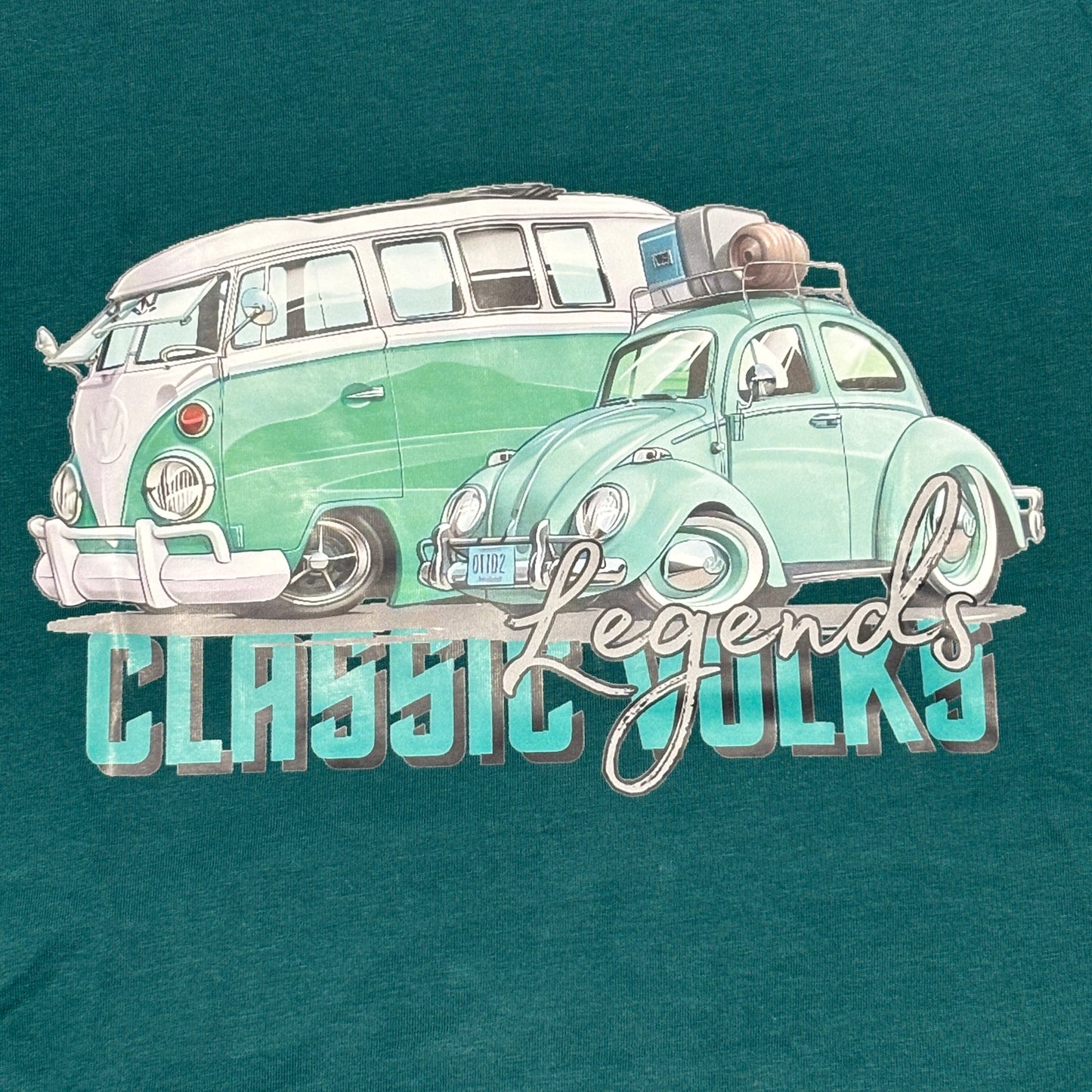 T-Shirt "LEGENDS" grün