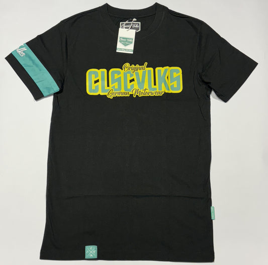 T-Shirt "CLSCVLKS" schwarz